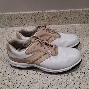 FootJoy Contour Series 94149 Womens Size 9 White/Tan Soft Spikes Golf